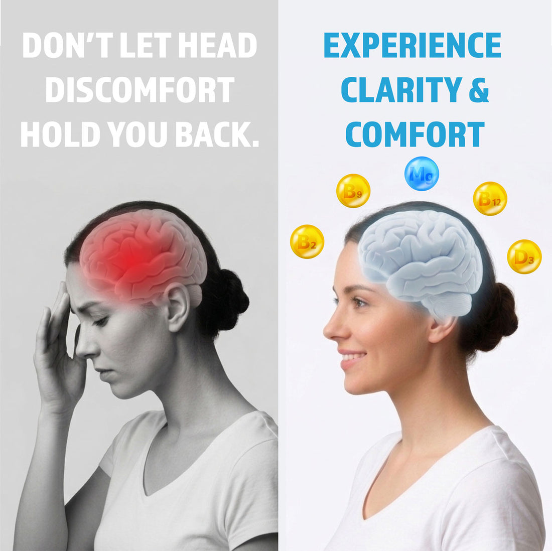 The Solution – For Your Head | Fast-Acting Natural Head Support Capsules